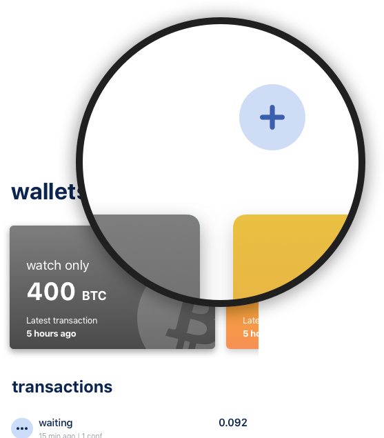 create a wallet