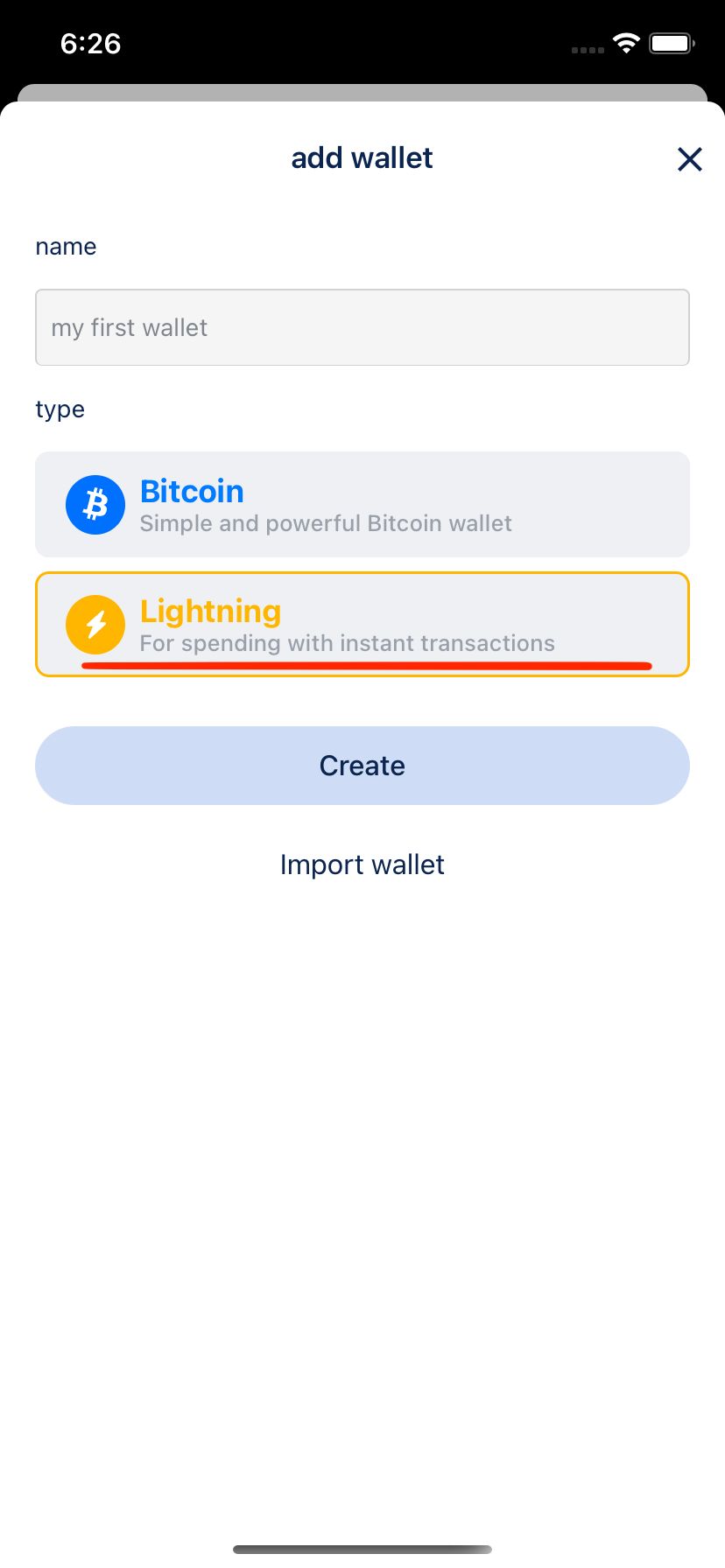 BlueWallet - Bitcoin wallet and Lightning wallet for iOS and Android