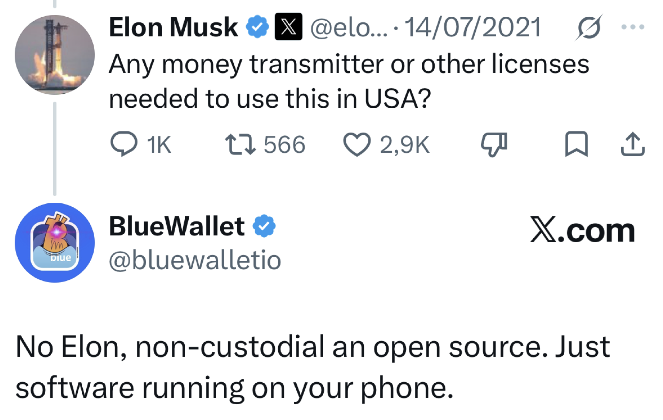 Feedback from Elon